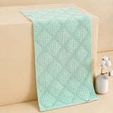 Pure cotton woven water absorbing and breathable block honeycomb series