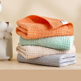 Pure cotton woven water absorbing and breathable block honeycomb series