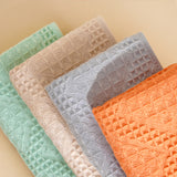 Pure cotton woven water absorbing and breathable block honeycomb series
