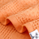 Pure cotton woven water absorbing and breathable block honeycomb series