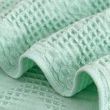 Pure cotton woven water absorbing and breathable block honeycomb series