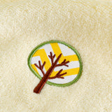 Zero twist yarn towel embroidered children's towel sapling series