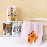 cartoon animal child towel