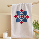 single flower towel