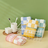 checkerboard towel
