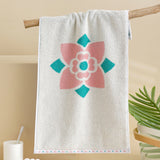 single flower towel