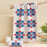 double flower towel