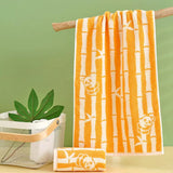 panda and bamboo towel