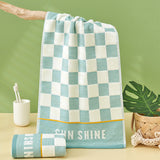 checkerboard towel