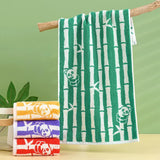 panda and bamboo towel
