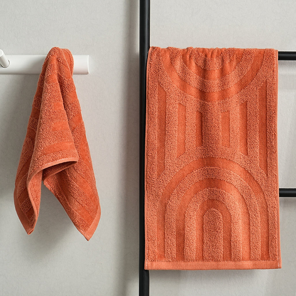 Lengjing geometric textured towels - 棱镜 - photo 3