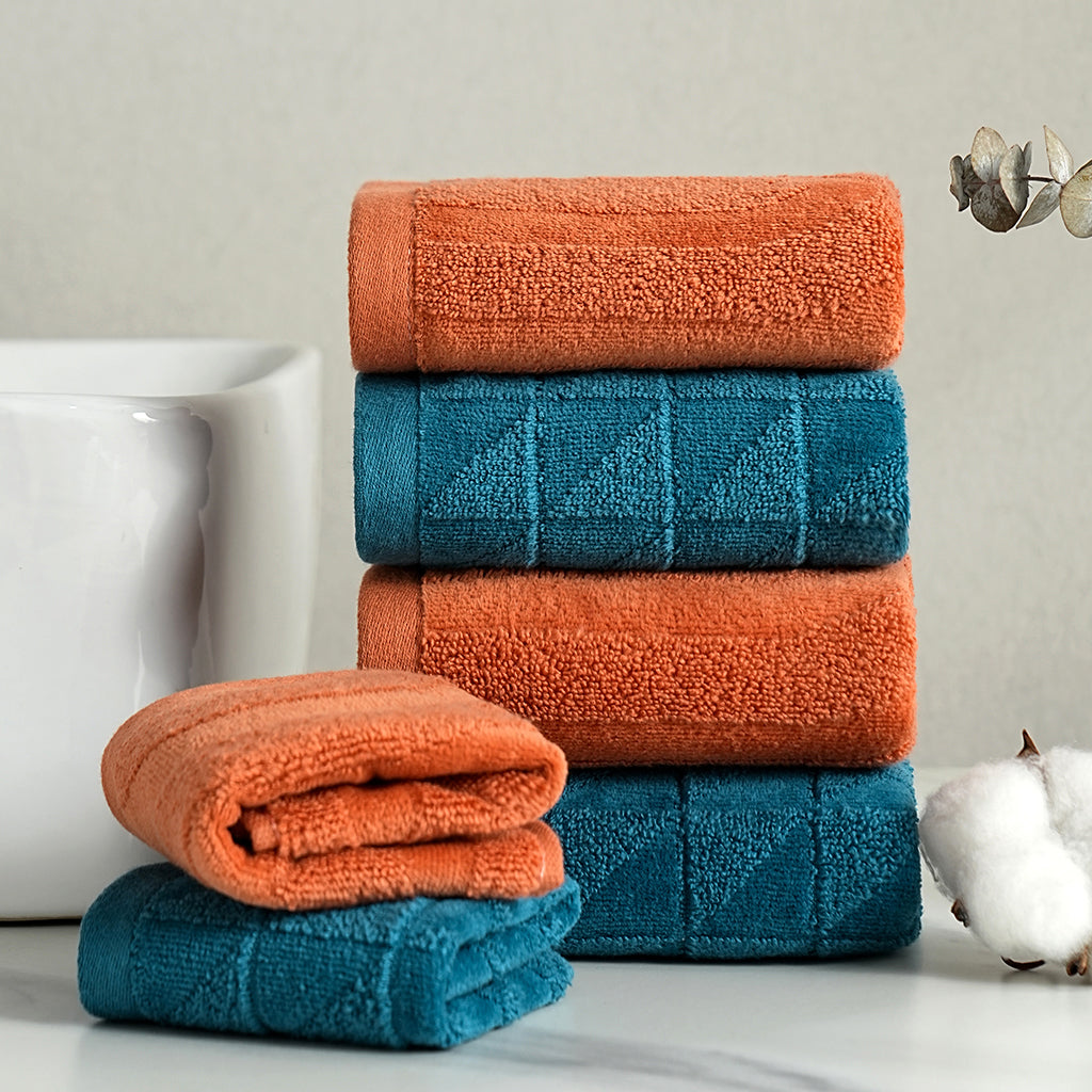 Lengjing geometric textured towels - 棱镜 - photo 5