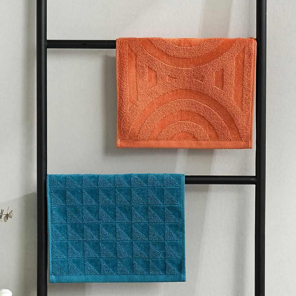 Lengjing geometric textured towels - 棱镜 - photo 6