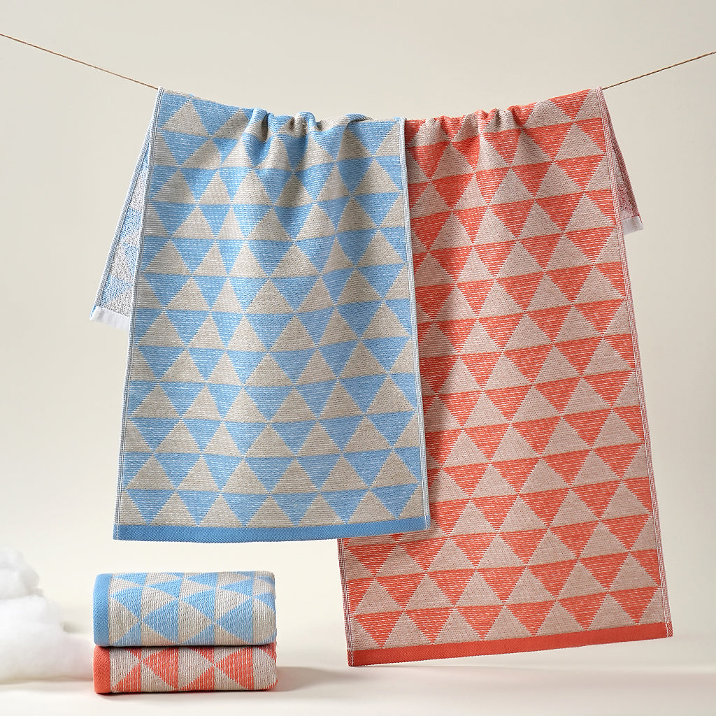 Xili triangle pattern towels - 西里 - photo 1