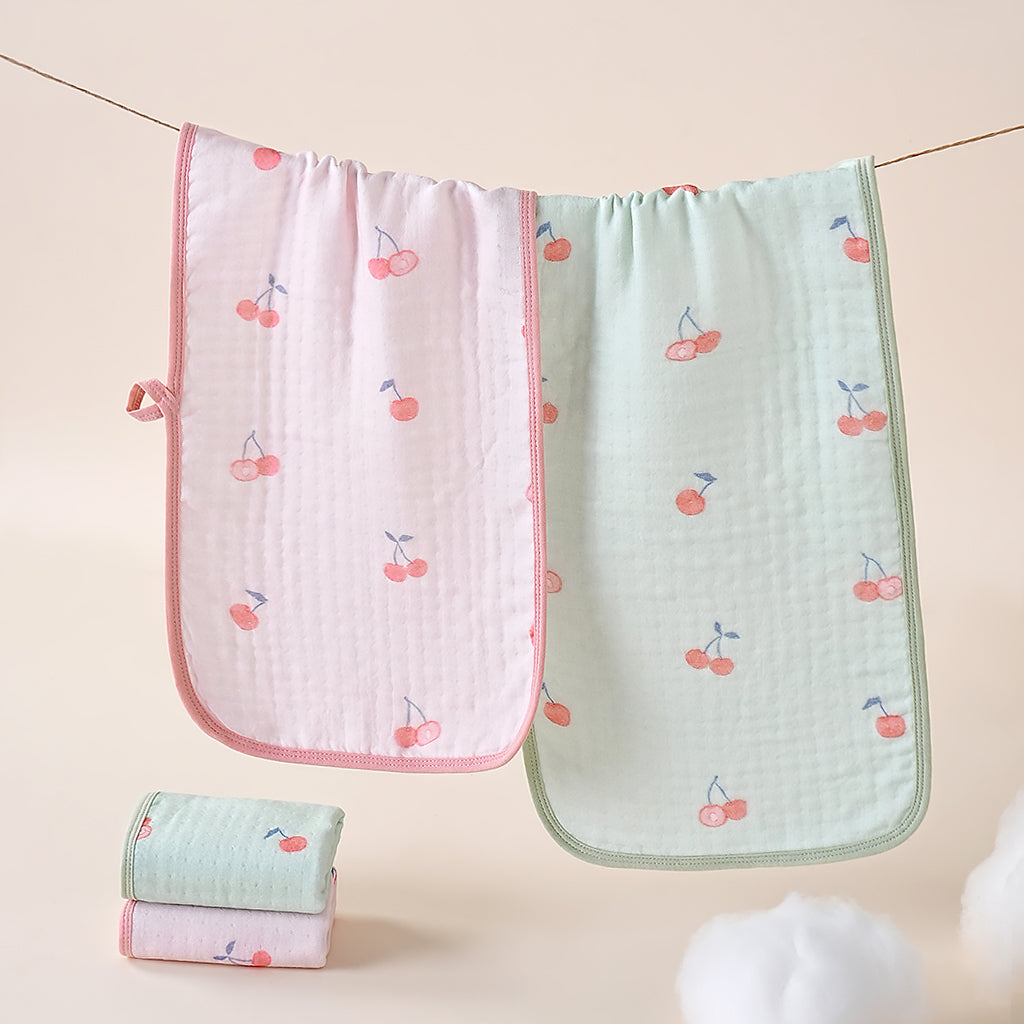 Cherry print gauze towels - 纱布樱桃 - photo 5