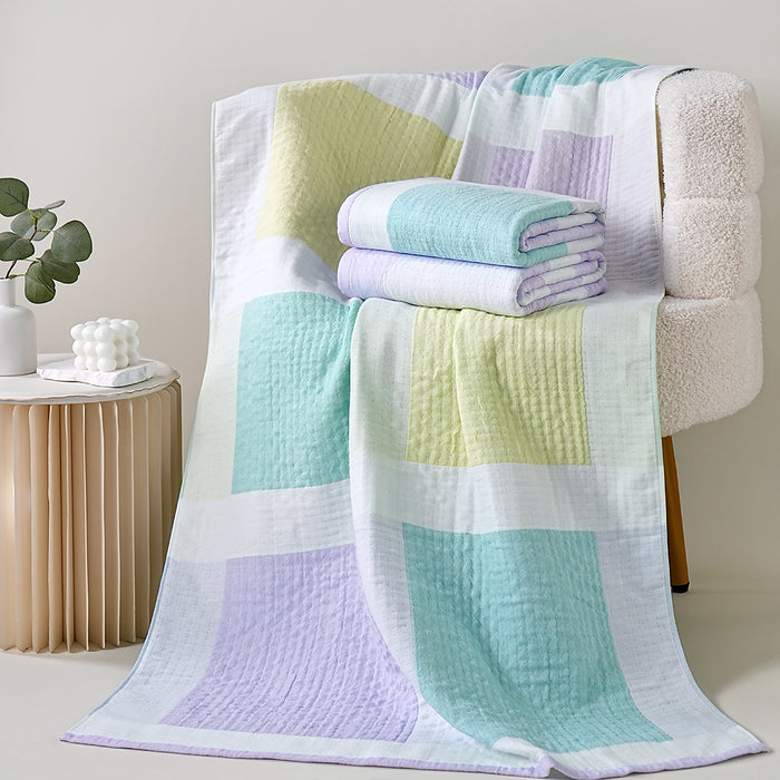 Ziyuan patterned towels - 紫鸢 - photo 1