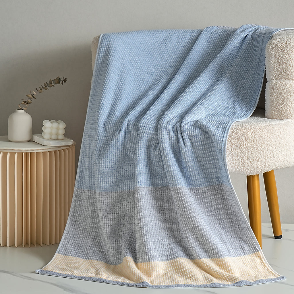 Qingye color block towels - 青也 - photo 5