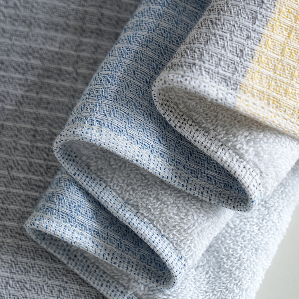 Qingye color block towels - 青也 - photo 8