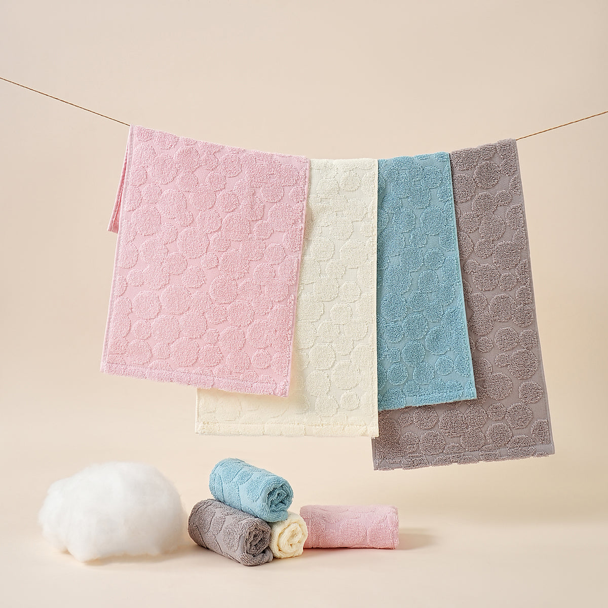 Kesong textured towels - 可颂 - photo 2