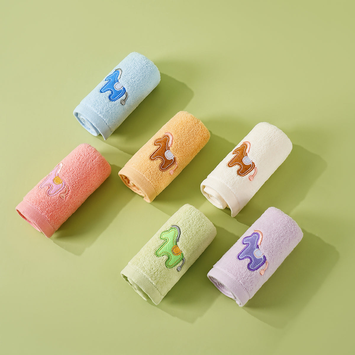 Rainbow Pony embroidered towels - 彩虹小马 - photo 3