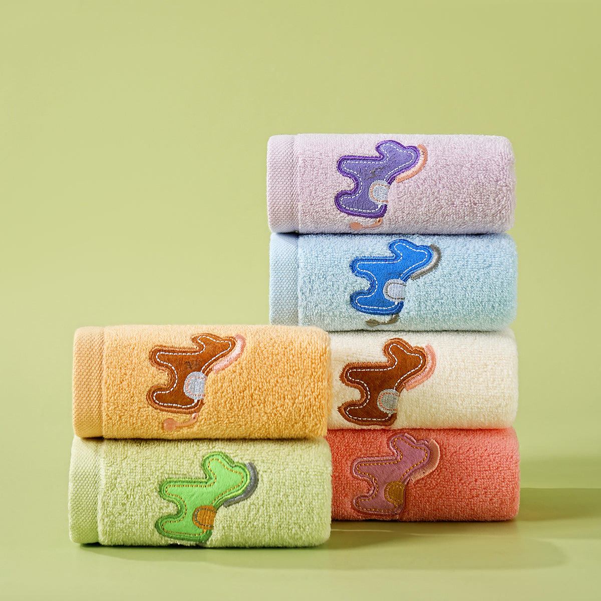 Rainbow Pony embroidered towels - 彩虹小马 - photo 4