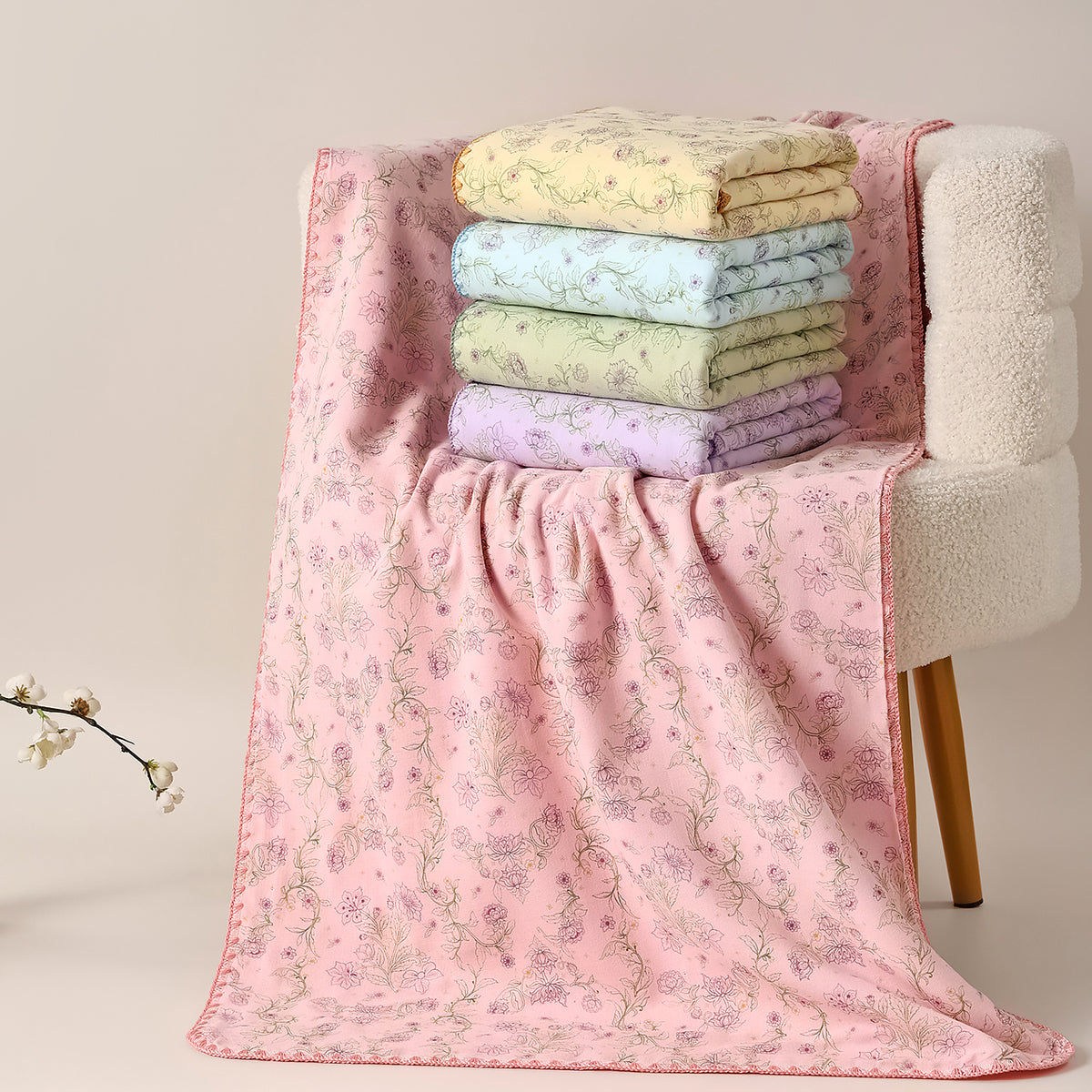 Fangcaoji floral towels - 芳草集 - photo 1