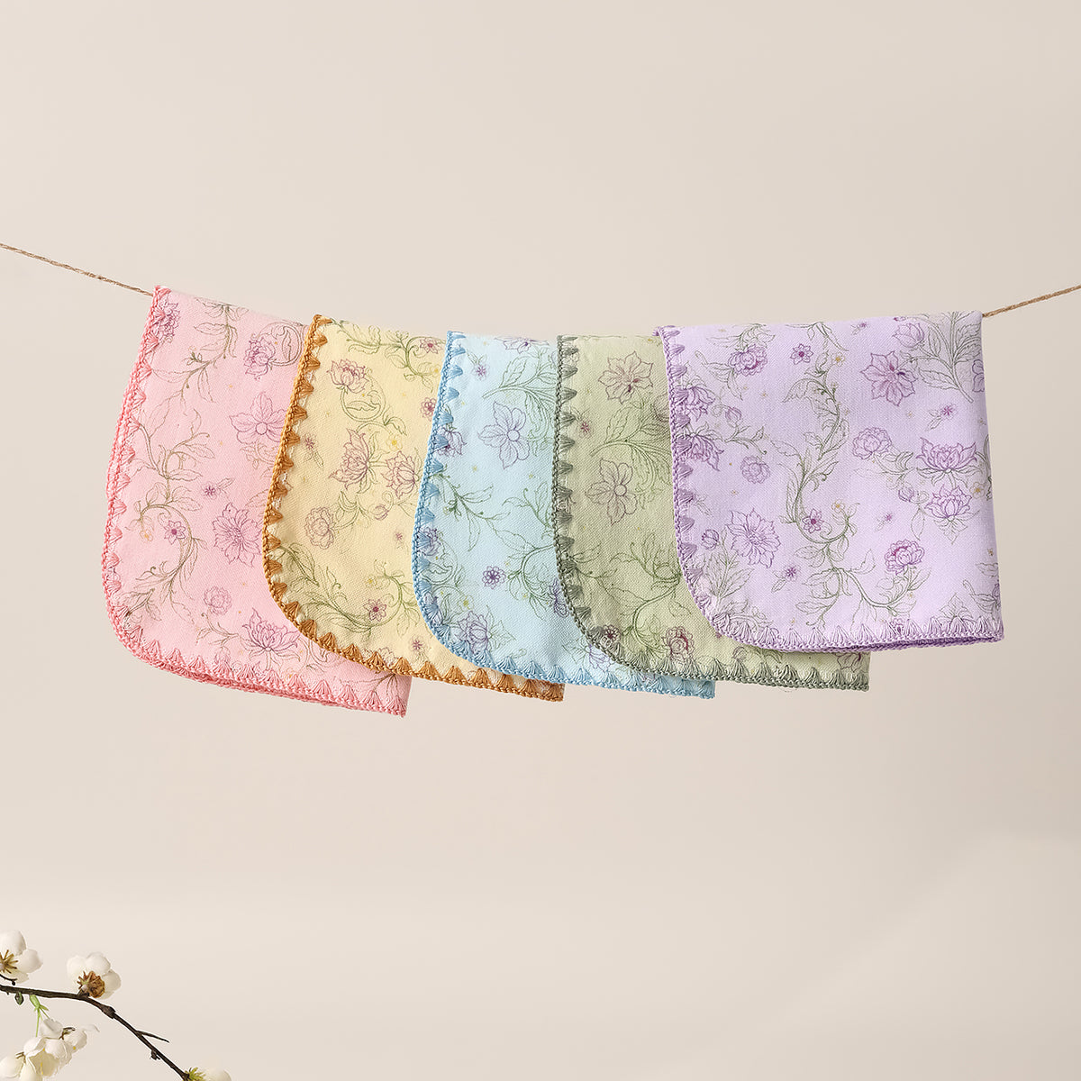 Fangcaoji floral towels - 芳草集 - photo 8