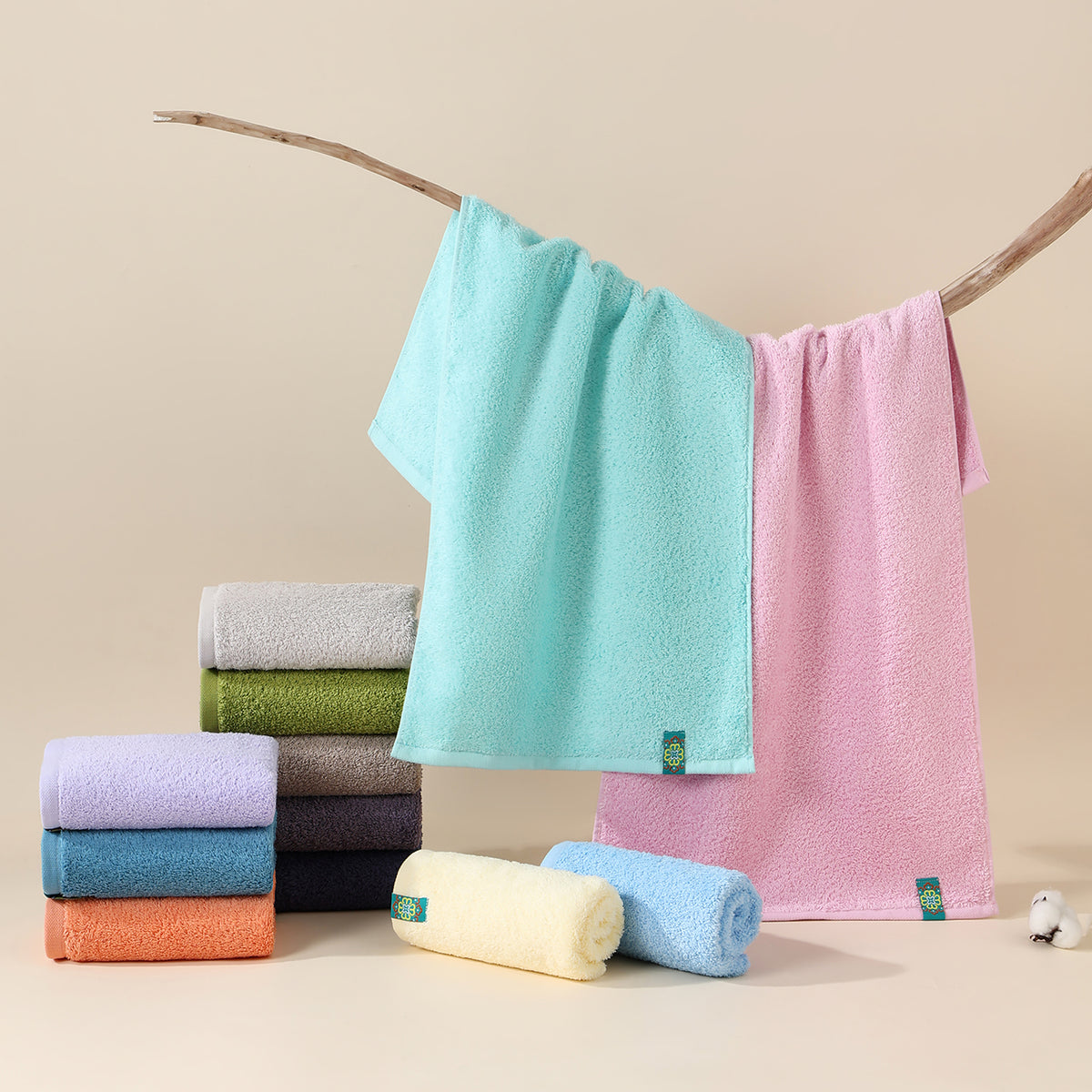 Feise solid color towels - 绯色 - photo 4