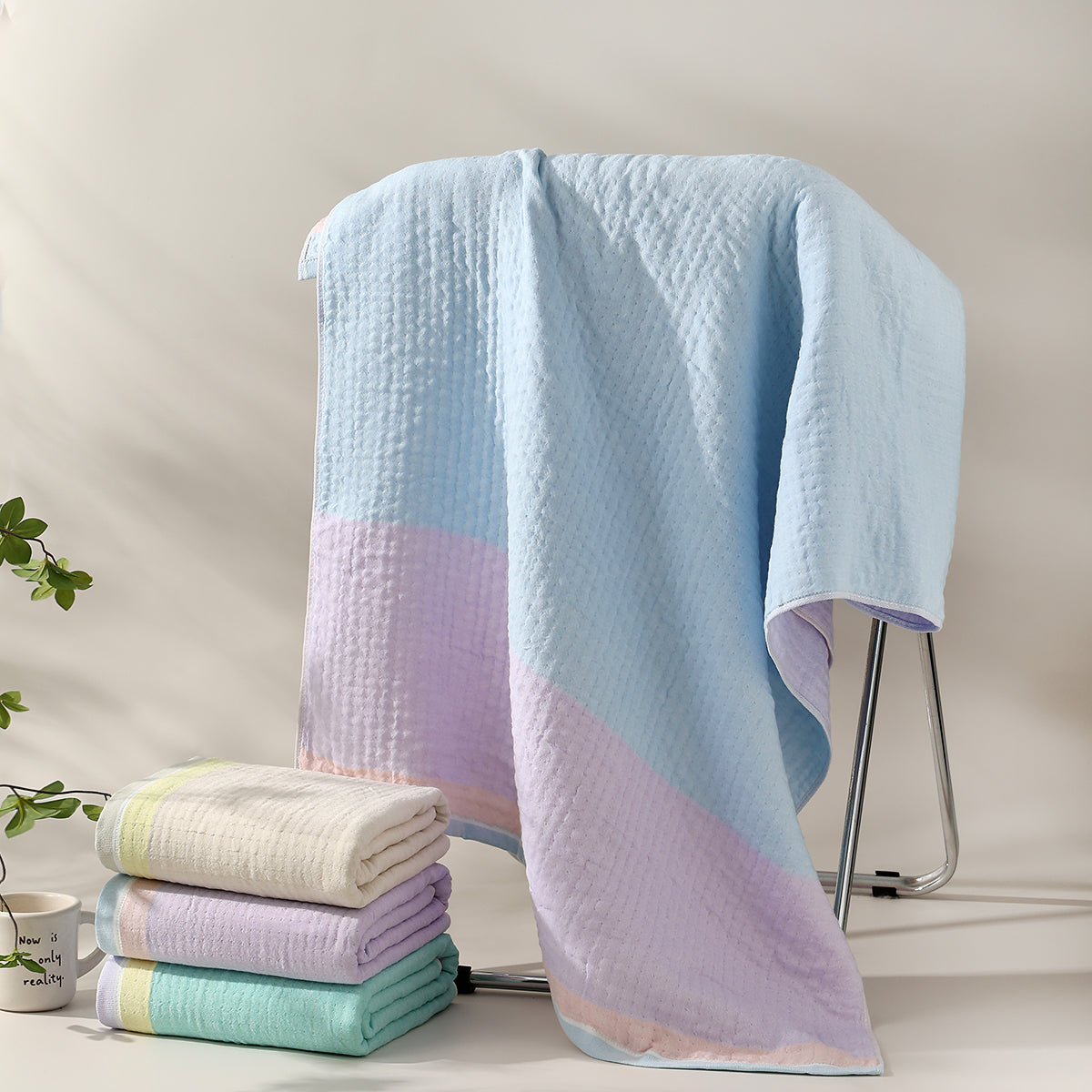 Beiyan color block towels - 贝妍 - photo 1