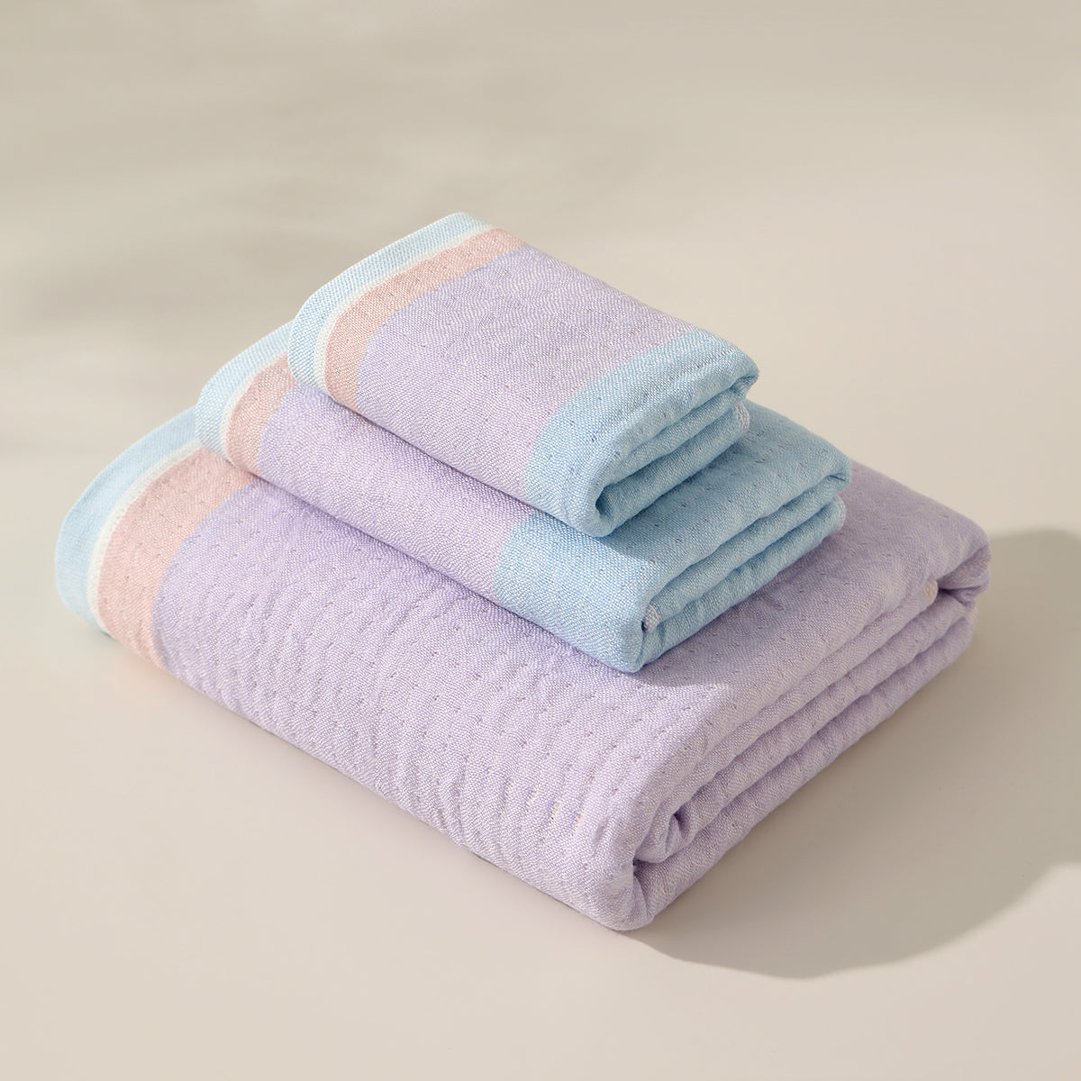 Beiyan color block towels - 贝妍 - photo 3
