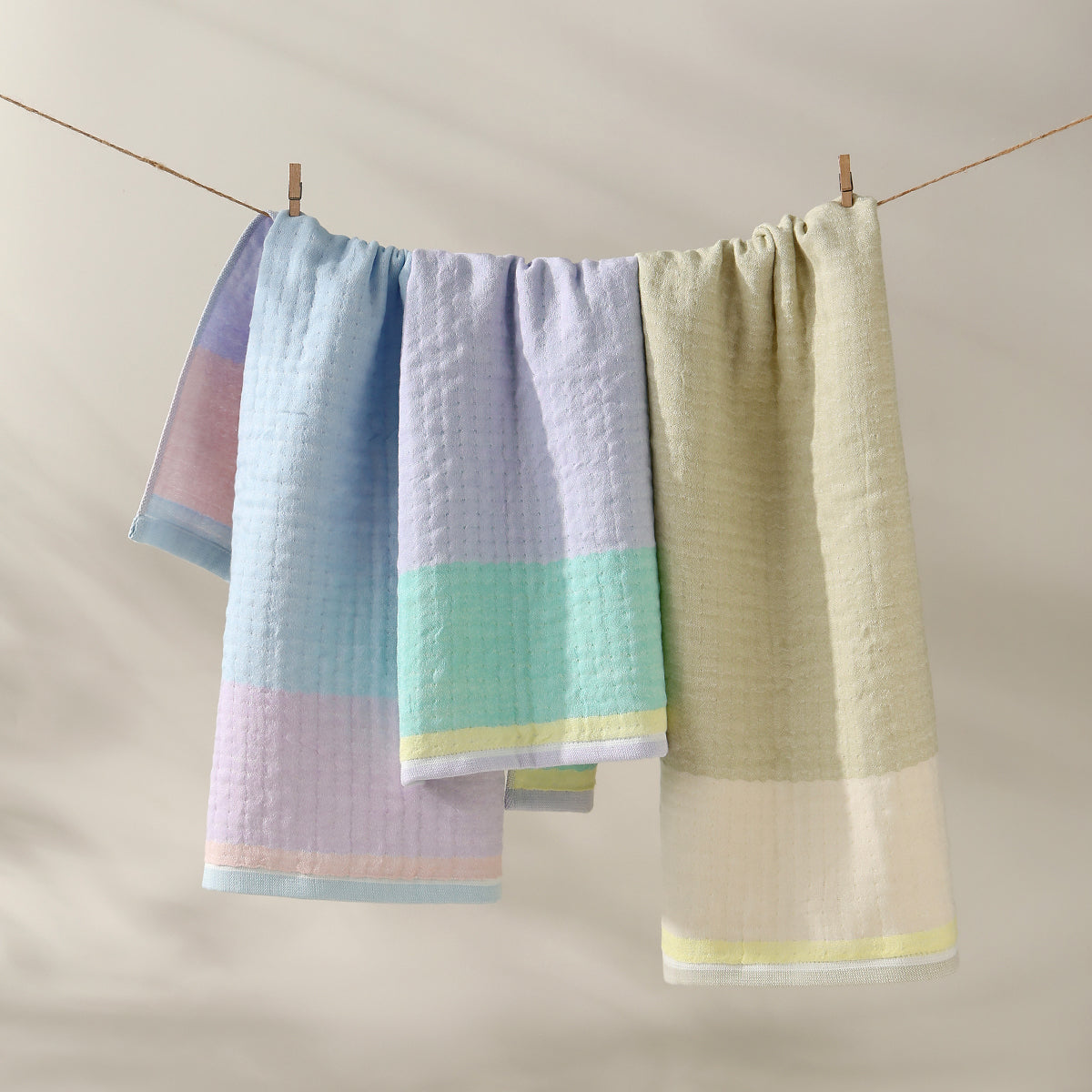 Beiyan color block towels - 贝妍 - photo 6