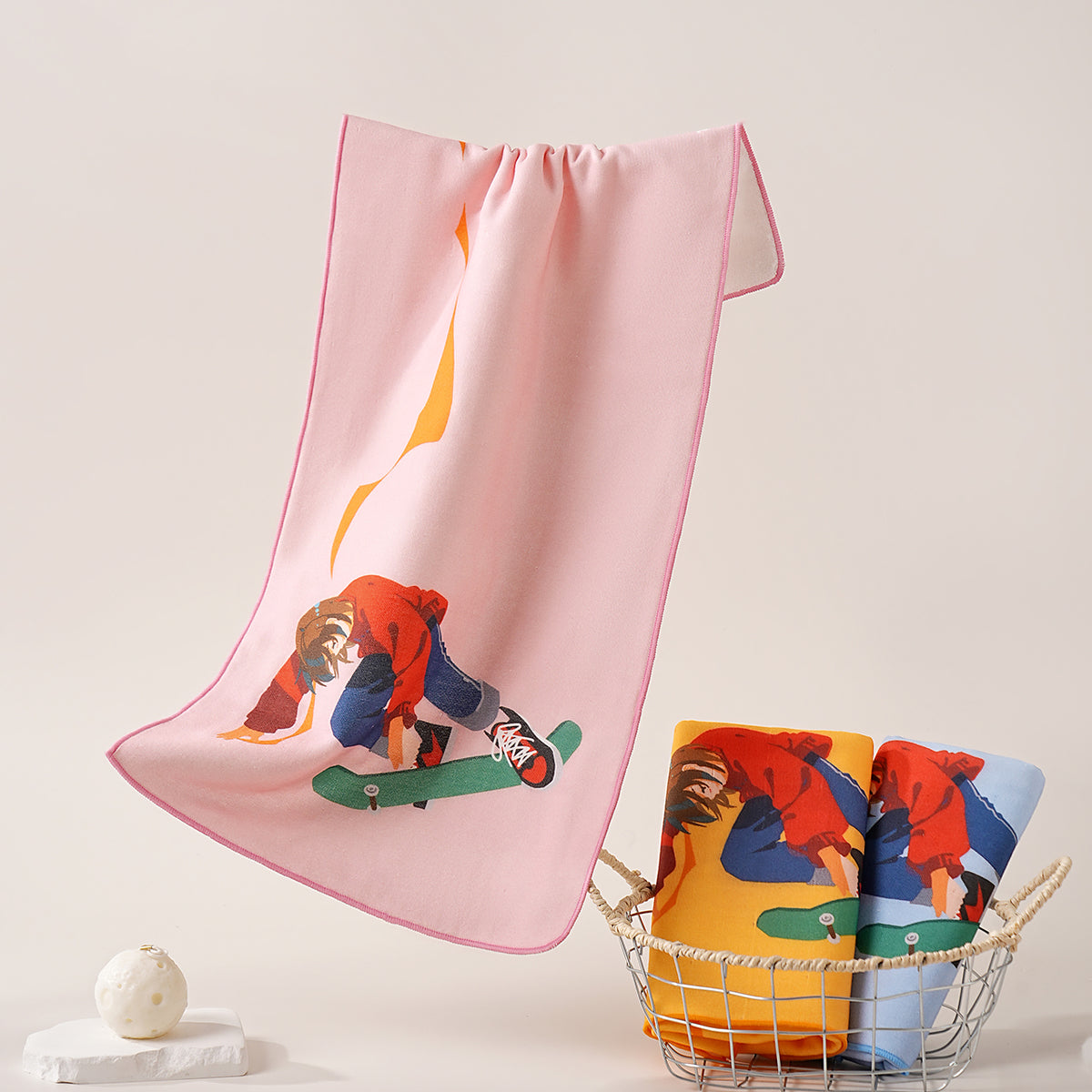 Skateboard Boy towels - 滑板少年 - photo 1