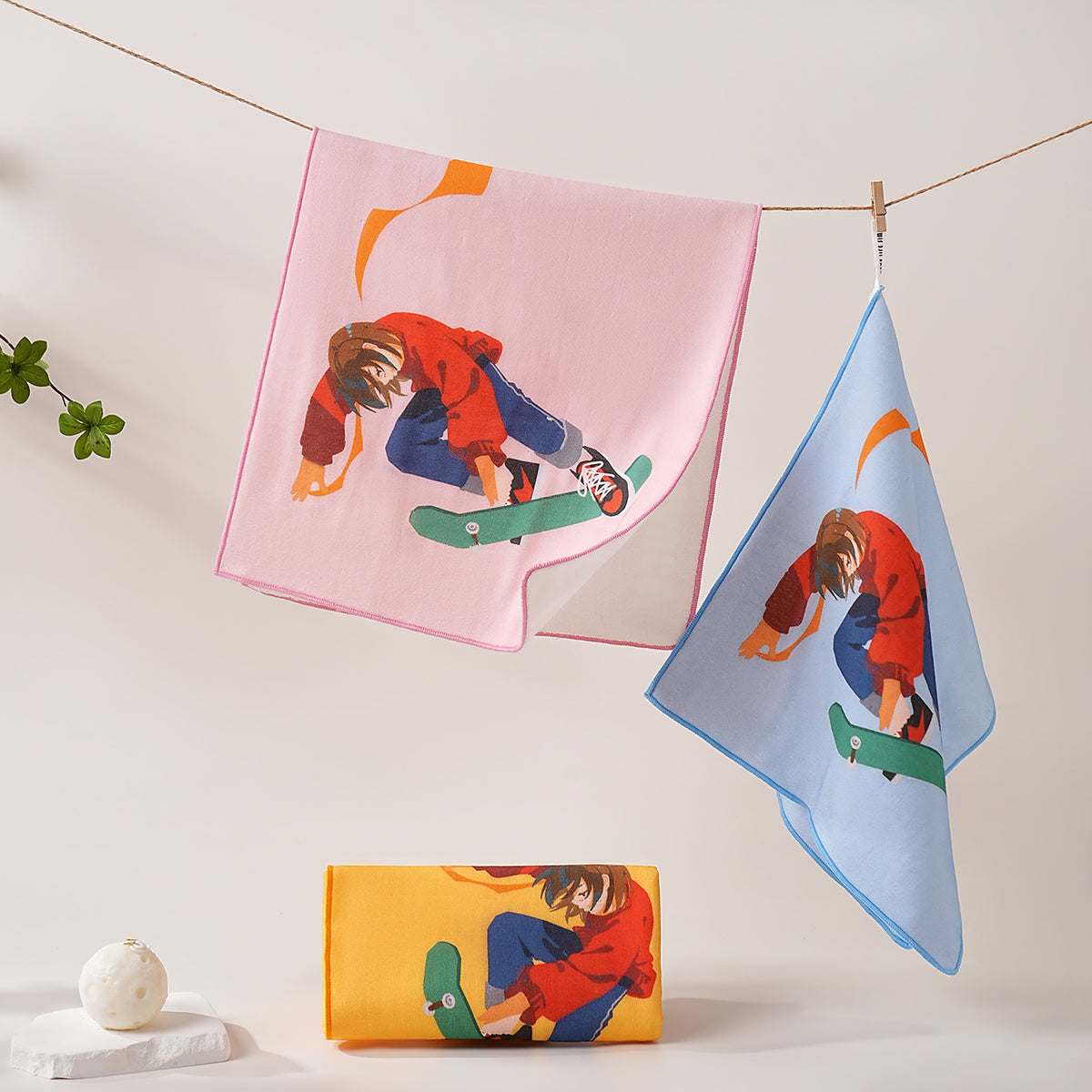 Skateboard Boy towels - 滑板少年 - photo 8