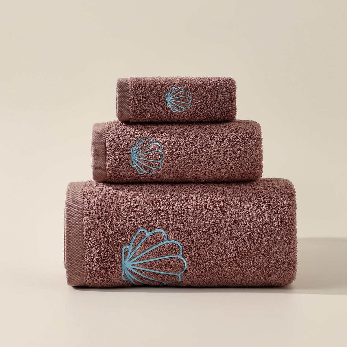 Ocean embroidered towels - 海洋 - photo 5