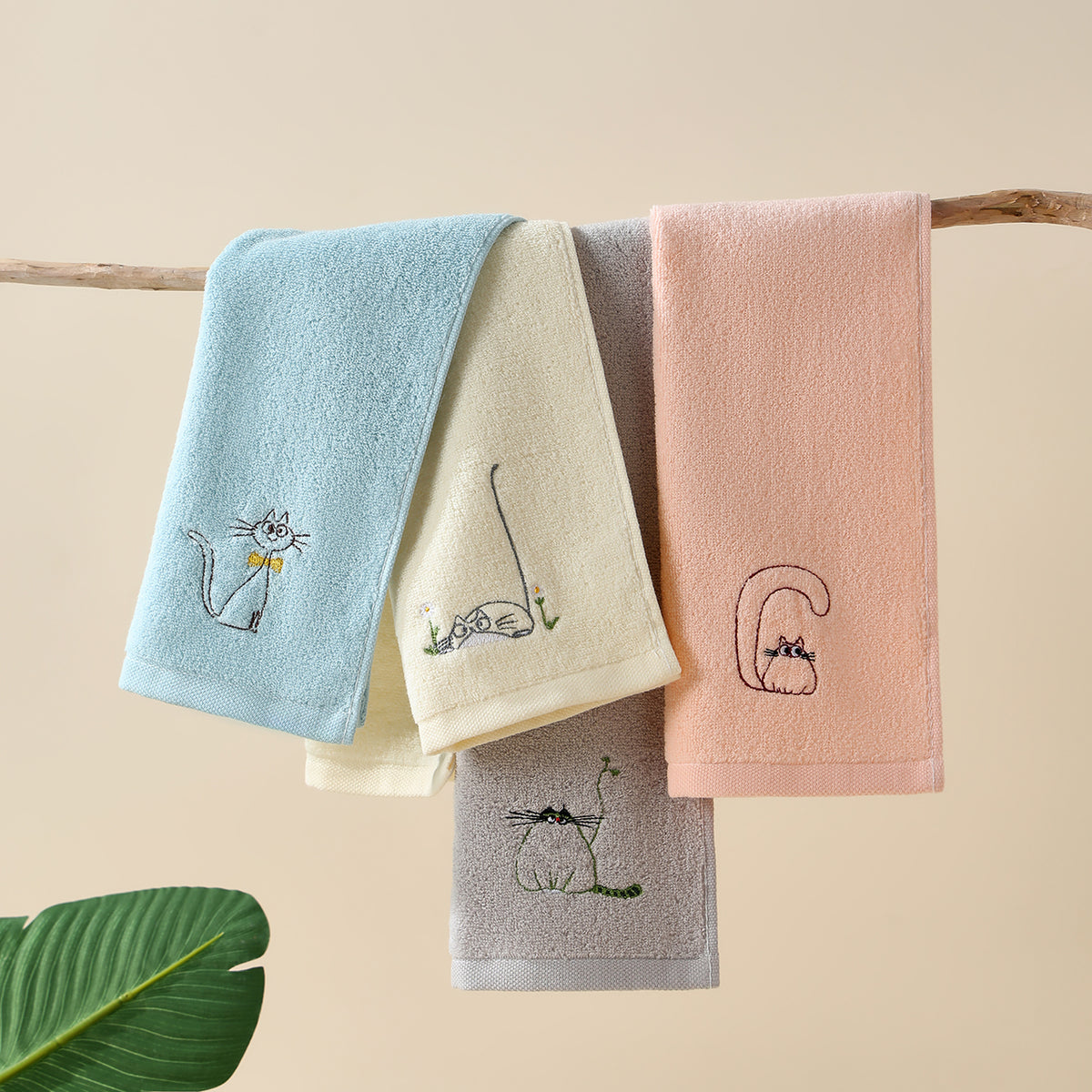 Puff Cat towels - 泡芙猫 - photo 1