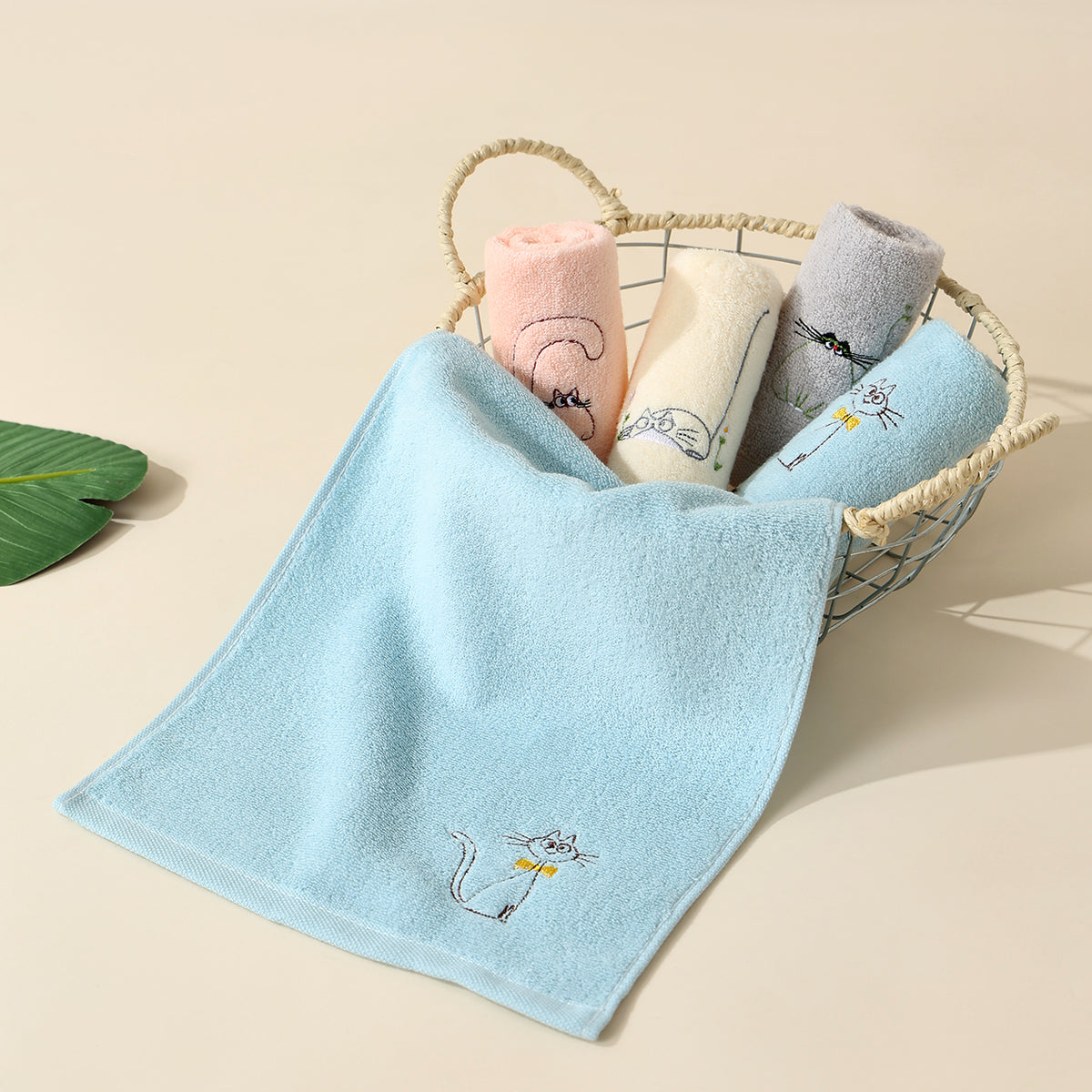 Puff Cat towels - 泡芙猫 - photo 3