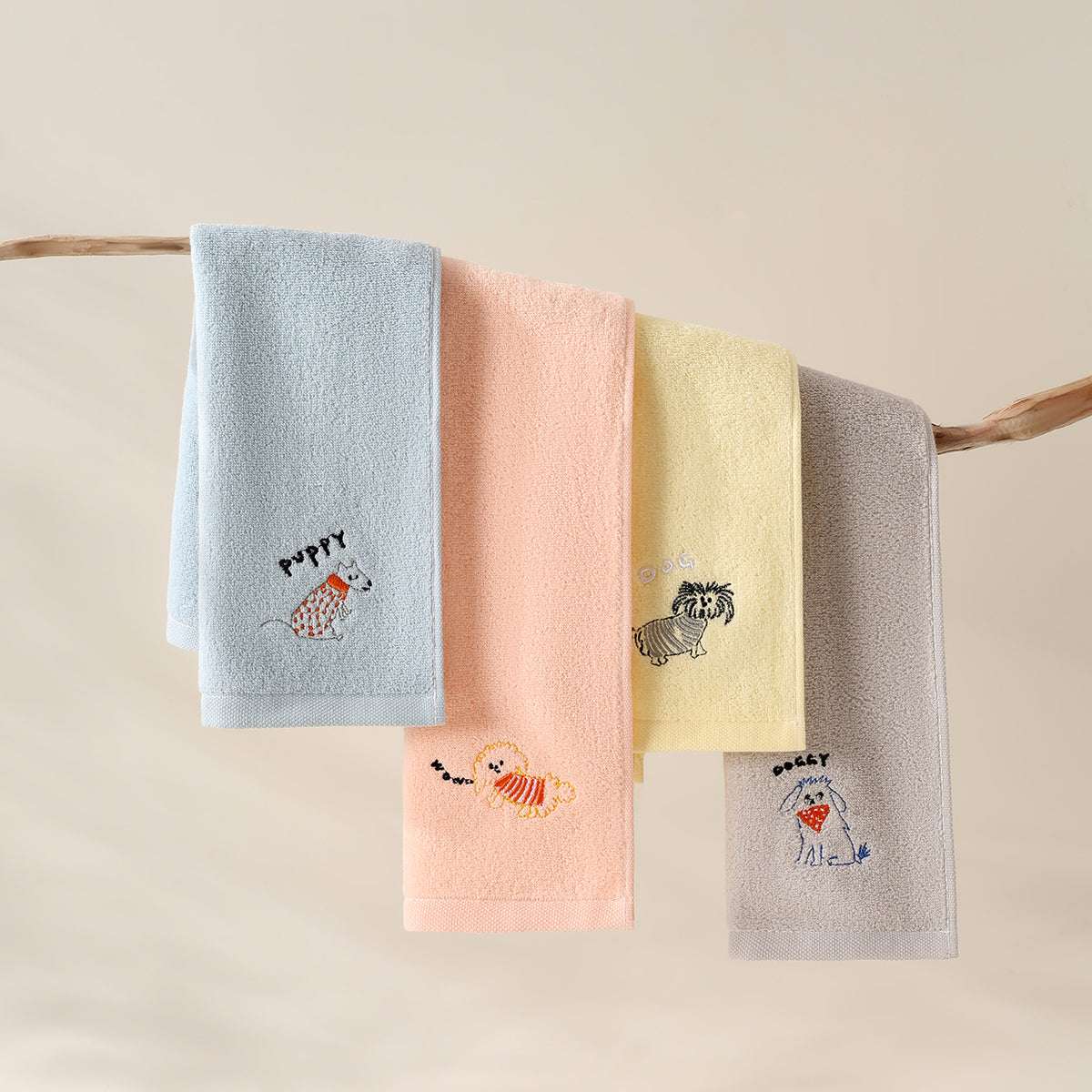 Puff Dog towels - 泡芙狗 - photo 1