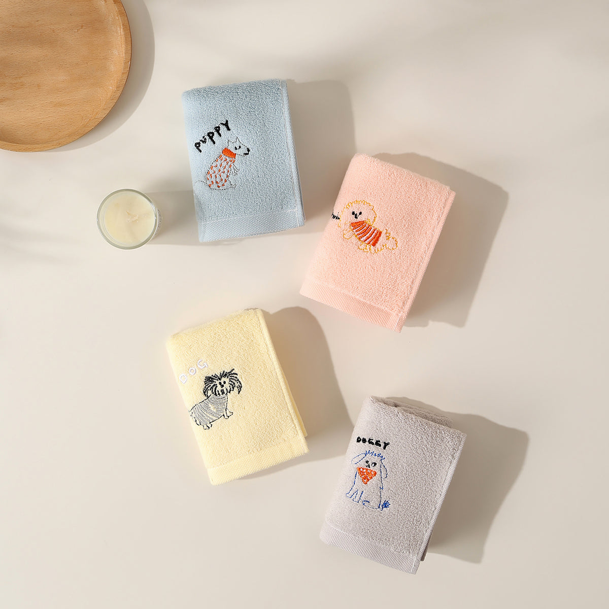 Puff Dog towels - 泡芙狗 - photo 3