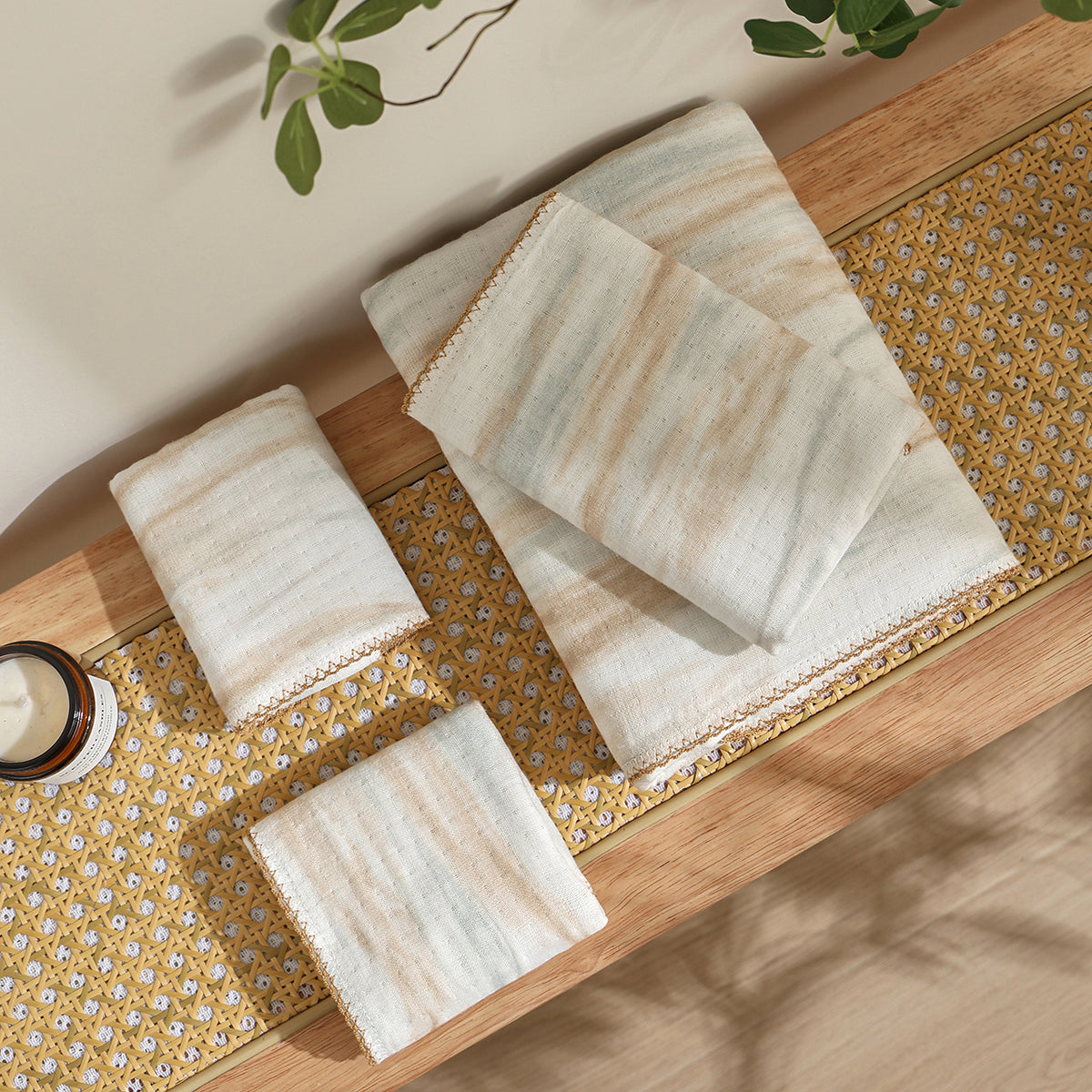 Yunman striped towels - 云漫 - photo 2