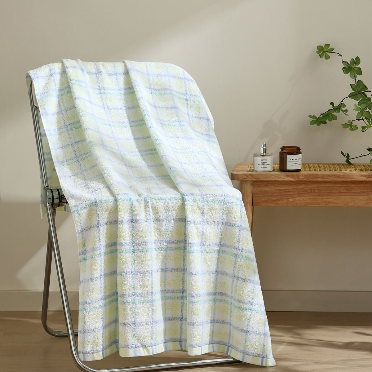 Muge plaid towels - 沐格 - photo 3